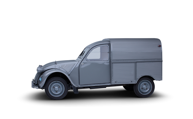 Miniature Citroën 2 CV Fourgonnette - Échelle 1/39, NEX Series, Métal, Occasion Grise